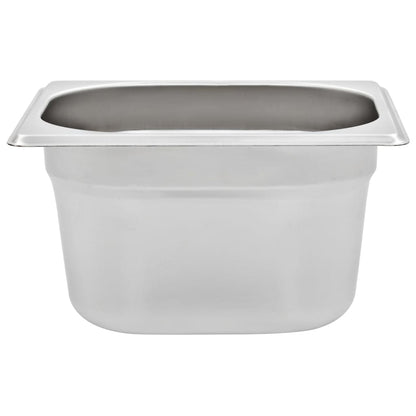 Gastronorm Containers 12 pcs GN 1/6 100 mm Stainless Steel