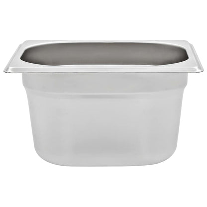 Gastronorm Containers 12 pcs GN 1/6 100 mm Stainless Steel