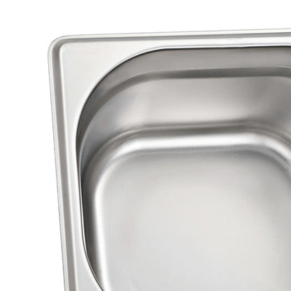 Gastronorm Containers 12 pcs GN 1/6 100 mm Stainless Steel