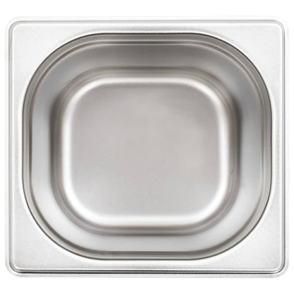 Gastronorm Containers 8 pcs GN 1/6 150 mm Stainless Steel