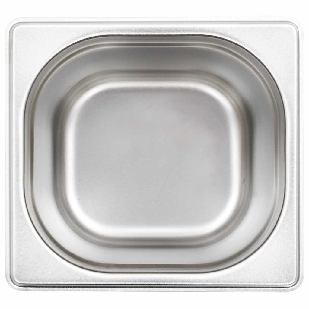 Gastronorm Containers 8 pcs GN 1/6 150 mm Stainless Steel