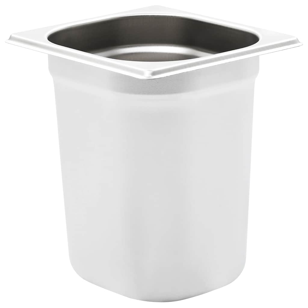 Gastronorm Containers 8 pcs GN 1/6 200 mm Stainless Steel