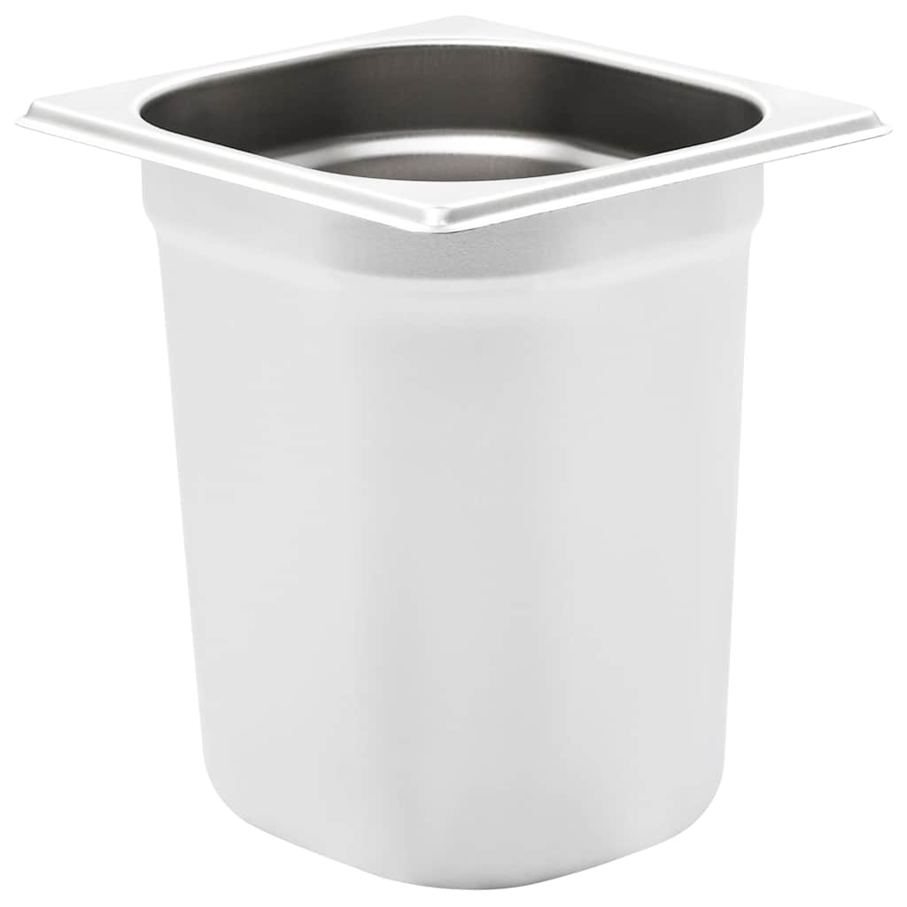 Gastronorm Containers 8 pcs GN 1/6 200 mm Stainless Steel