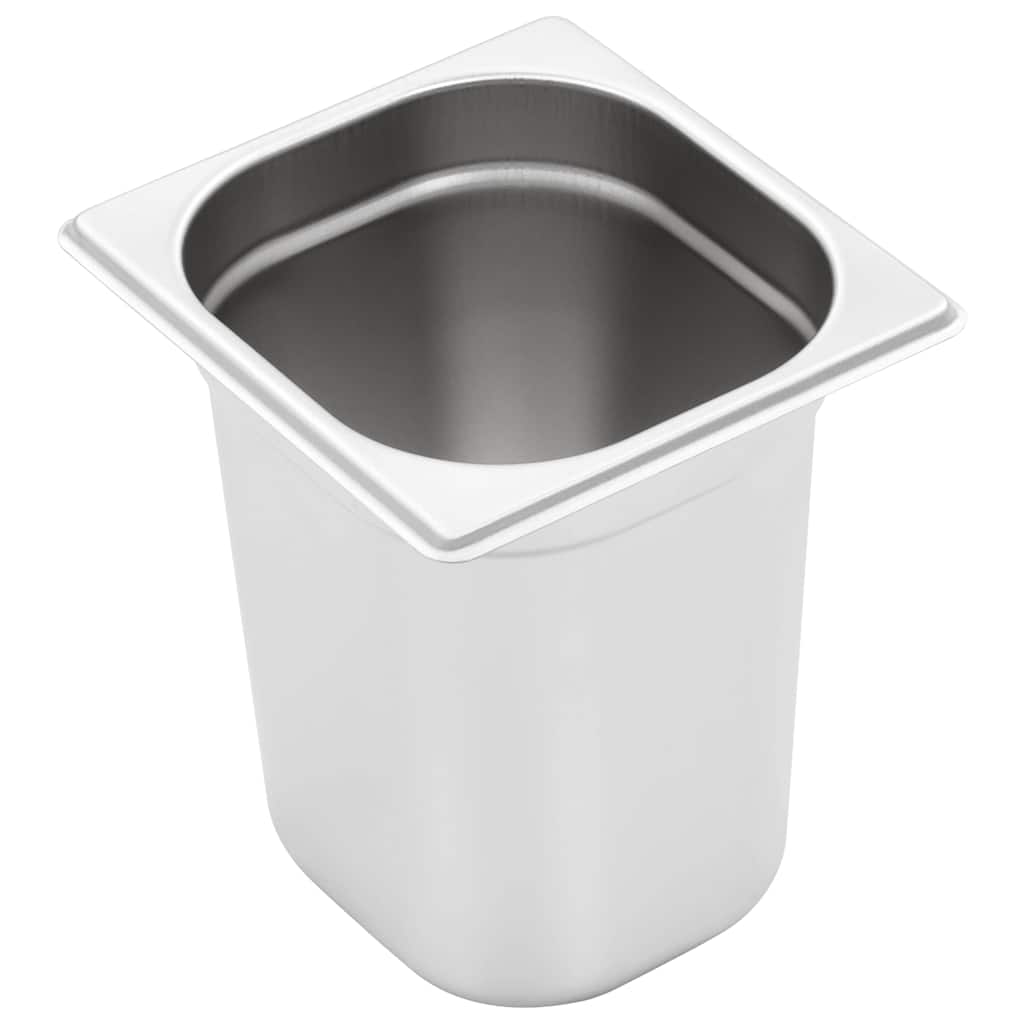 Gastronorm Containers 8 pcs GN 1/6 200 mm Stainless Steel