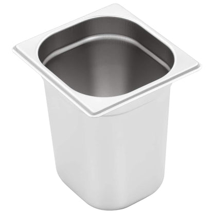 Gastronorm Containers 8 pcs GN 1/6 200 mm Stainless Steel