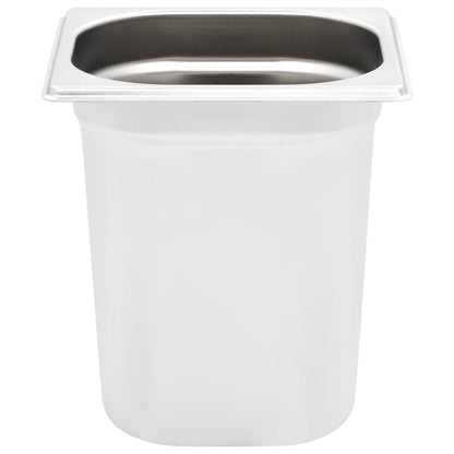 Gastronorm Containers 8 pcs GN 1/6 200 mm Stainless Steel