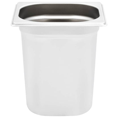 Gastronorm Containers 8 pcs GN 1/6 200 mm Stainless Steel