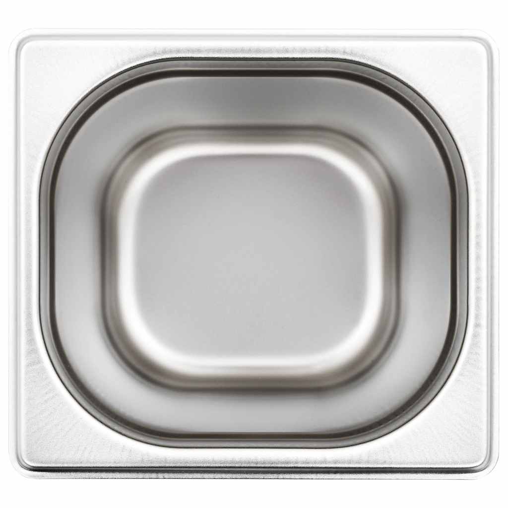 Gastronorm Containers 8 pcs GN 1/6 200 mm Stainless Steel