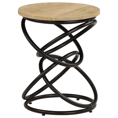 247320 vidaXL End Table Solid Mango Wood 40x50 cm