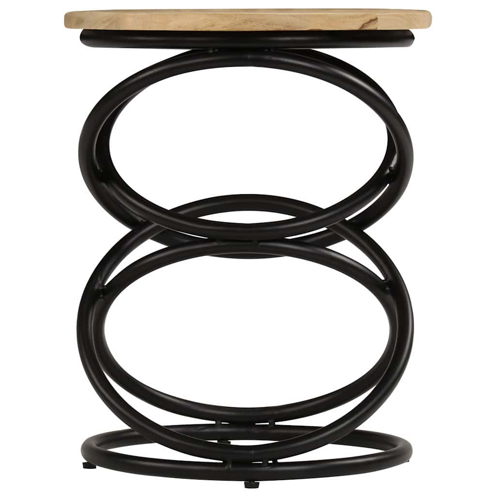 247320 vidaXL End Table Solid Mango Wood 40x50 cm