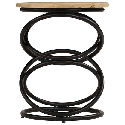 247320 vidaXL End Table Solid Mango Wood 40x50 cm