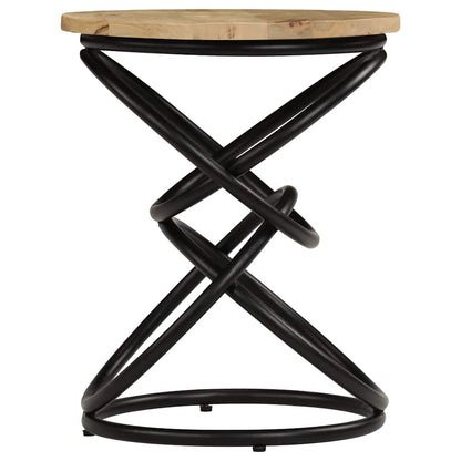 247320 vidaXL End Table Solid Mango Wood 40x50 cm