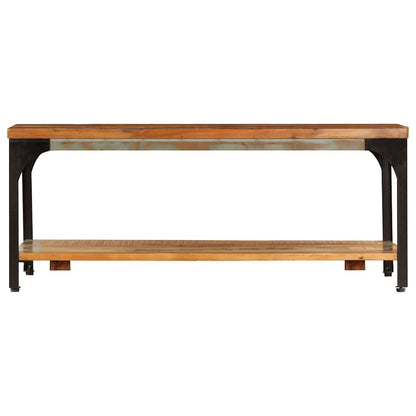 247324 vidaXL Coffee Table with Shelf 100x60x35 cm Solid Reclaimed Wood