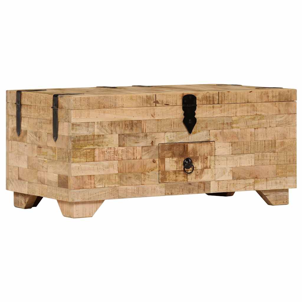 247327 vidaXL Coffee Table Solid Mango Wood 80x40x35 cm