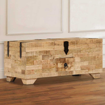247327 vidaXL Coffee Table Solid Mango Wood 80x40x35 cm
