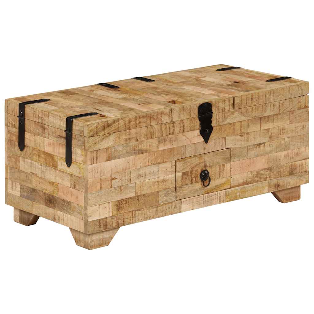 247327 vidaXL Coffee Table Solid Mango Wood 80x40x35 cm