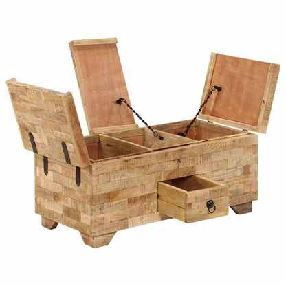 247327 vidaXL Coffee Table Solid Mango Wood 80x40x35 cm