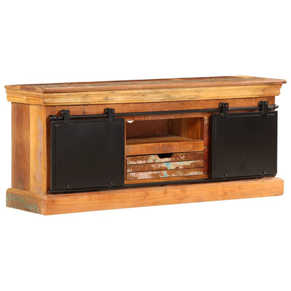 247328 vidaXL TV Cabinet 110x30x45 cm Solid Reclaimed Wood