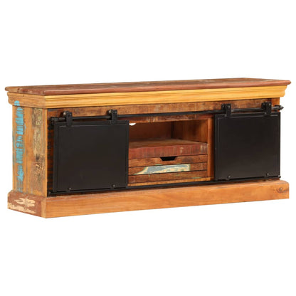 247328 vidaXL TV Cabinet 110x30x45 cm Solid Reclaimed Wood