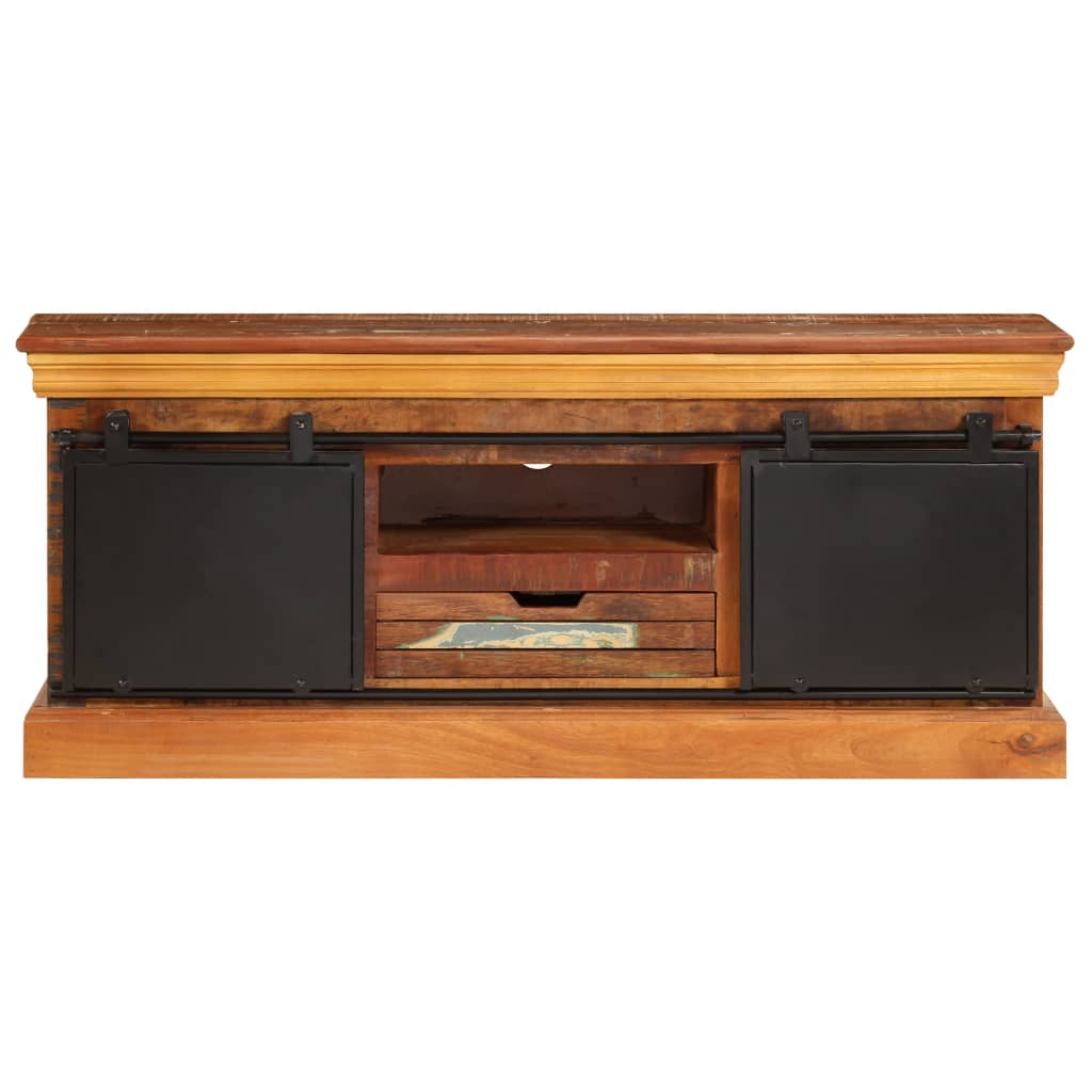 247328 vidaXL TV Cabinet 110x30x45 cm Solid Reclaimed Wood