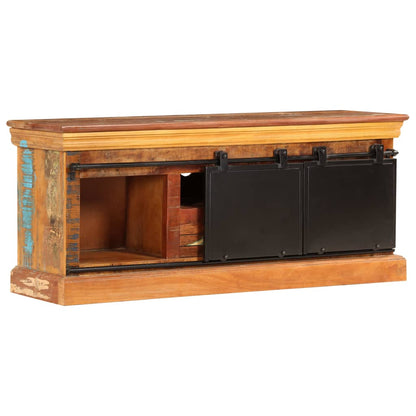 247328 vidaXL TV Cabinet 110x30x45 cm Solid Reclaimed Wood