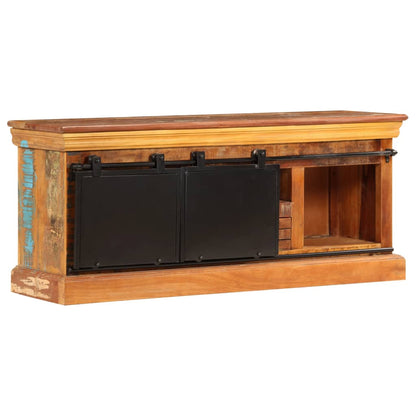 247328 vidaXL TV Cabinet 110x30x45 cm Solid Reclaimed Wood