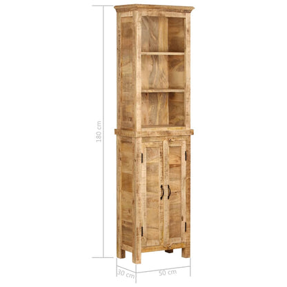 247329 vidaXL Bookshelf 50x30x180 cm Solid Mango Wood