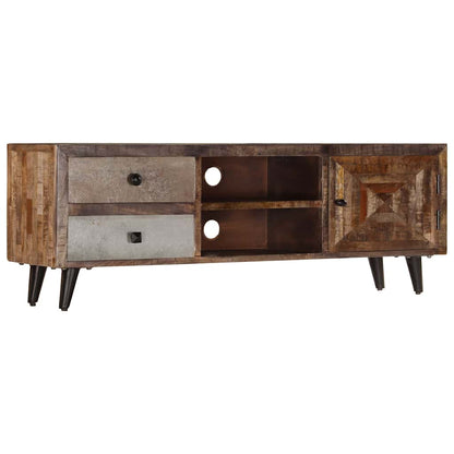247330 vidaXL TV Cabinet 118x30x40 cm Solid Mango Wood