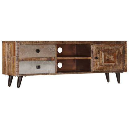 247330 vidaXL TV Cabinet 118x30x40 cm Solid Mango Wood