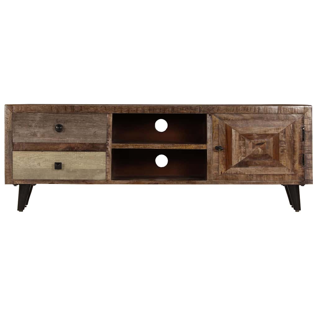 247330 vidaXL TV Cabinet 118x30x40 cm Solid Mango Wood