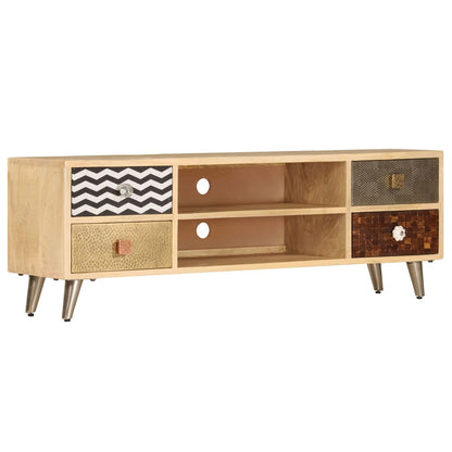 247340 vidaXL TV Cabinet 120x30x40 cm Solid Mango Wood