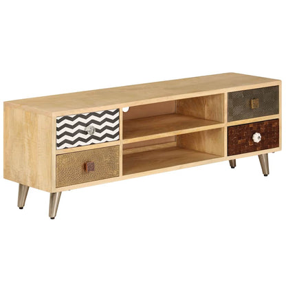 247340 vidaXL TV Cabinet 120x30x40 cm Solid Mango Wood