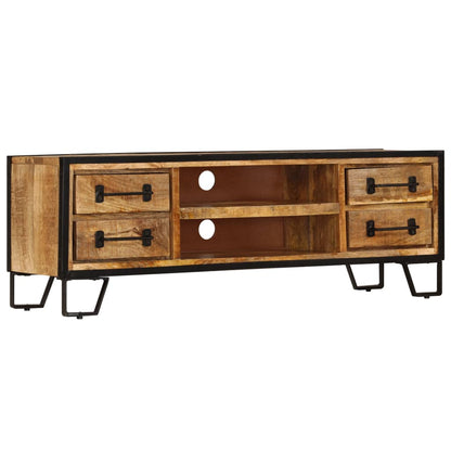 247343 vidaXL TV Cabinet with Drawers 120x30x40 cm Solid Mango Wood