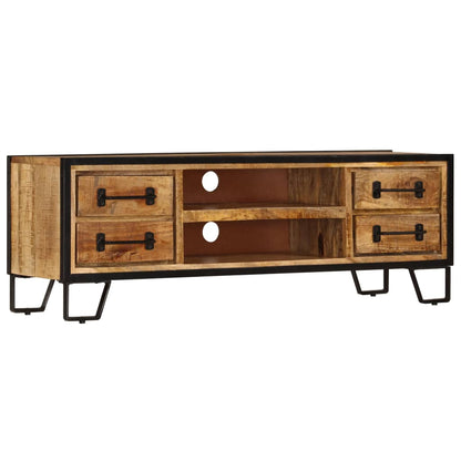 247343 vidaXL TV Cabinet with Drawers 120x30x40 cm Solid Mango Wood
