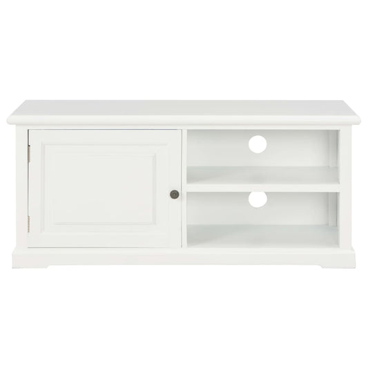 TV Cabinet White 90x30x40 cm Wood