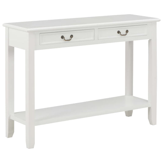 Console Table | White | MDF | 110 x 35 x 80 cm | Console Table