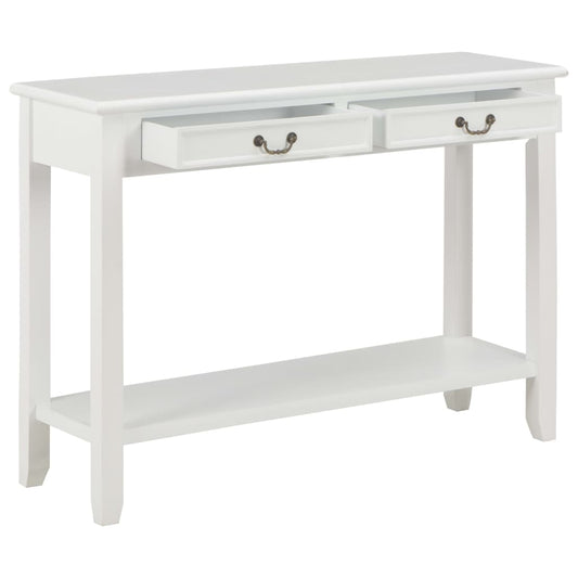 Console Table | White | MDF | 110 x 35 x 80 cm | Console Table