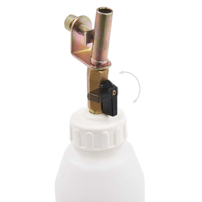 Pneumatic Brake Bleeder Extractor Pump with Filler Bottle 2 L