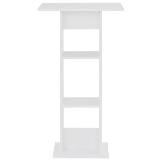 Bar Table White 60x60x110 cm