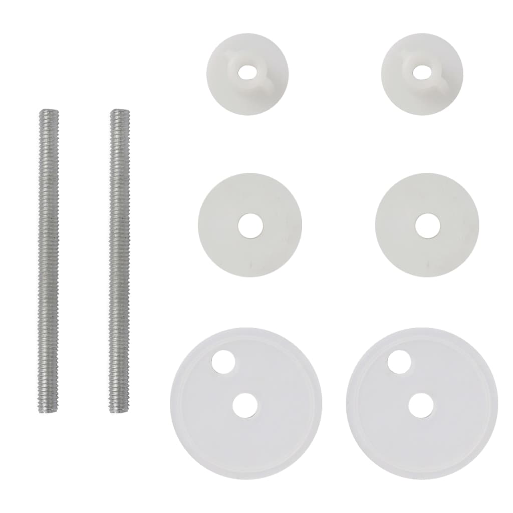 Toilet Seats with Lids 2 pcs MDF Stones