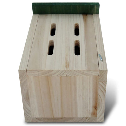 Butterfly Houses 8 pcs Wood 14x15x22 cm