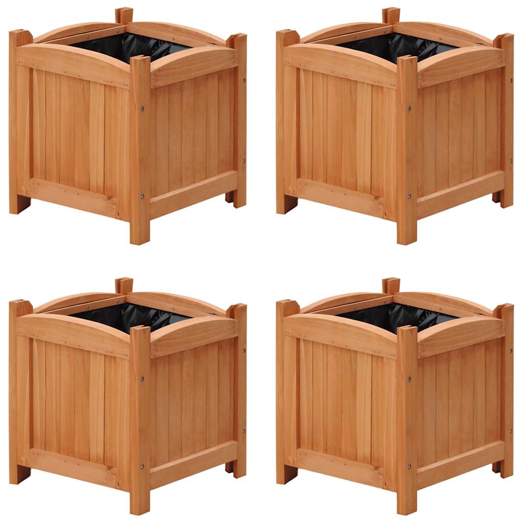 Raised Beds 4 pcs 30x30x30 cm (2x41301)