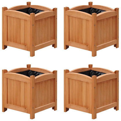 Raised Beds 4 pcs 30x30x30 cm (2x41301)