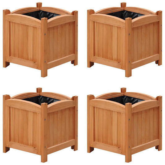 Raised Beds 4 pcs 30x30x30 cm (2x41301)