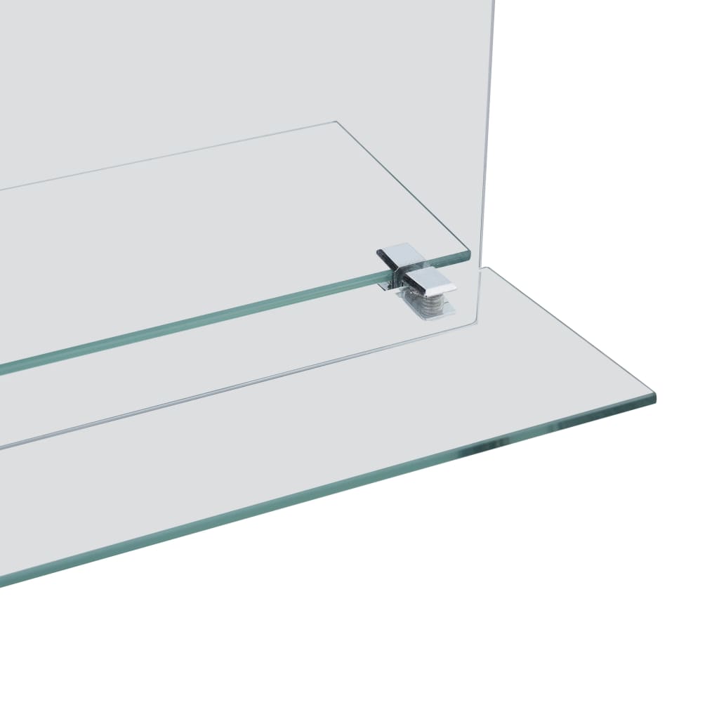 Wall Mirror | Transparent | Toughened Glass | 30x50 cm | Minimalistic