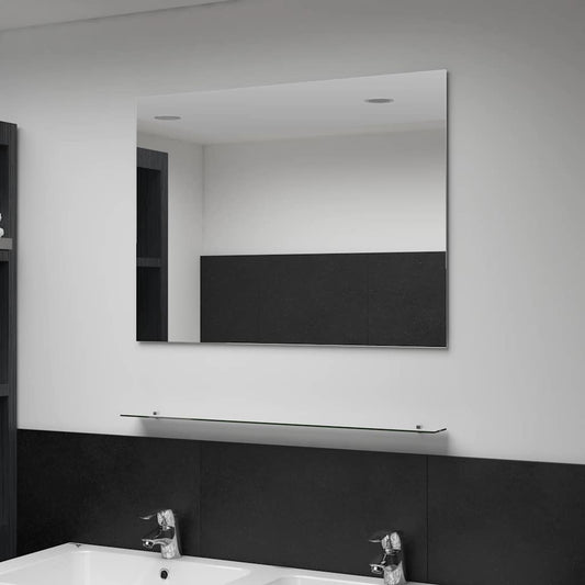 Wall Mirror | See-Through | Tempered glass | 80x60 cm | Simple