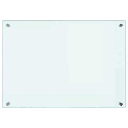 Kitchen Backsplash Milk 70 x 50 cm Tempered Glass