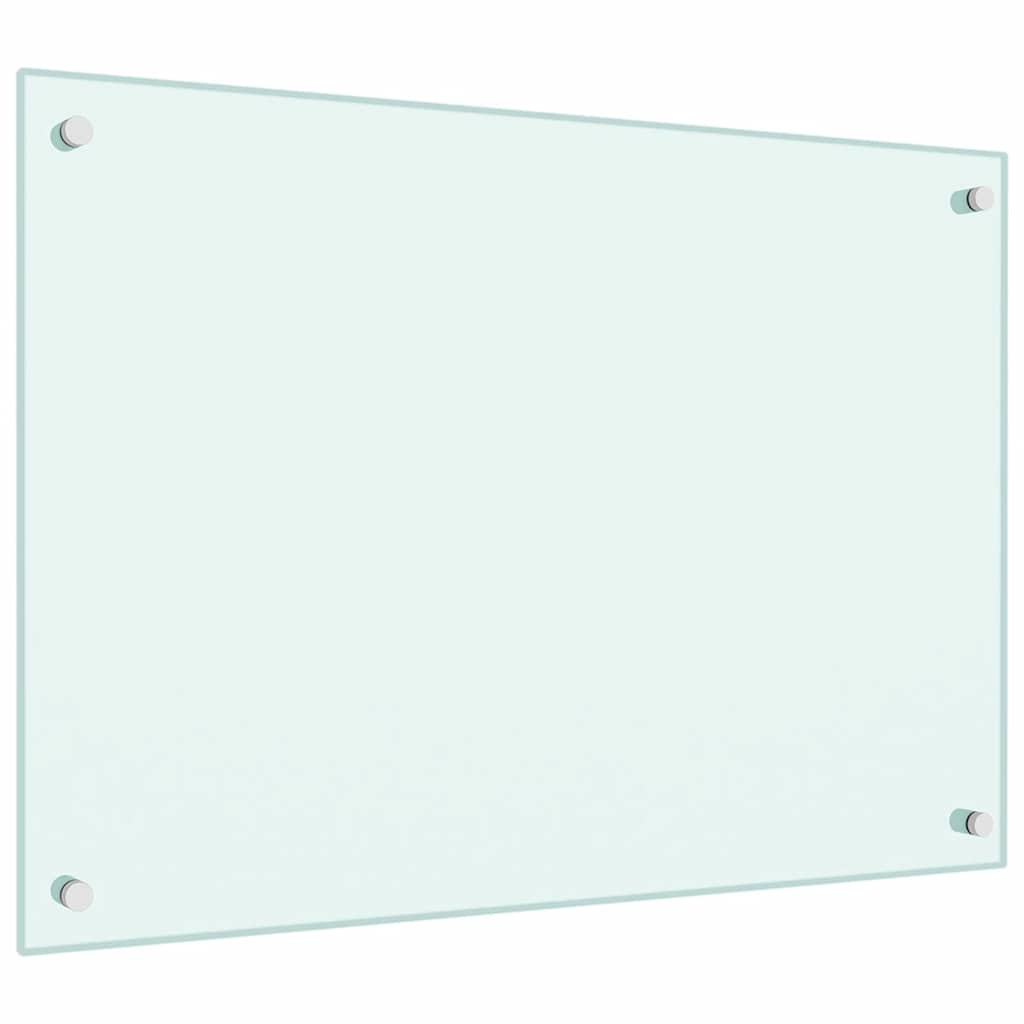 Kitchen Backsplash Milk 70 x 50 cm Tempered Glass