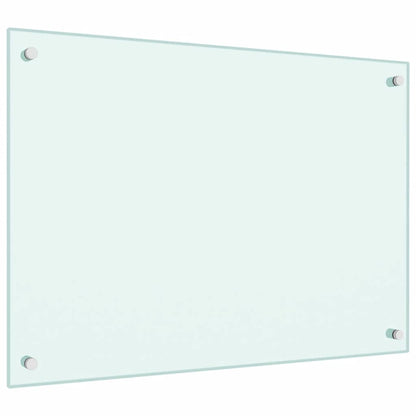 Kitchen Backsplash Milk 70 x 50 cm Tempered Glass