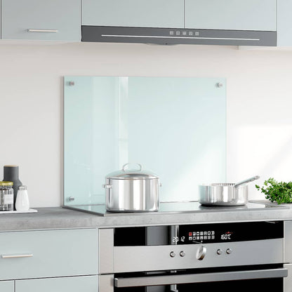Kitchen Backsplash Milk 70 x 50 cm Tempered Glass